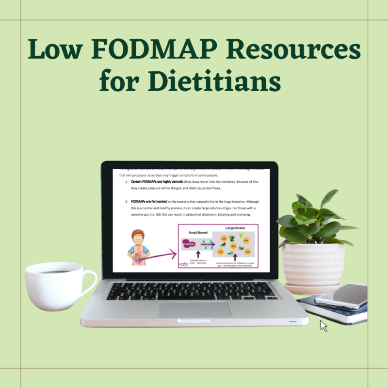 Low FODMAP Resource Pack for Dietitians